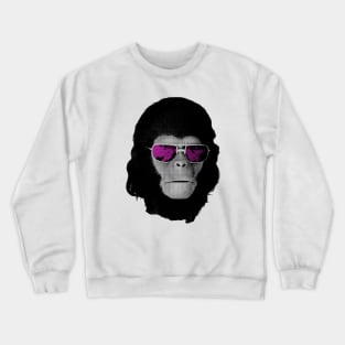 Cool monkey Cornelius in shades Crewneck Sweatshirt